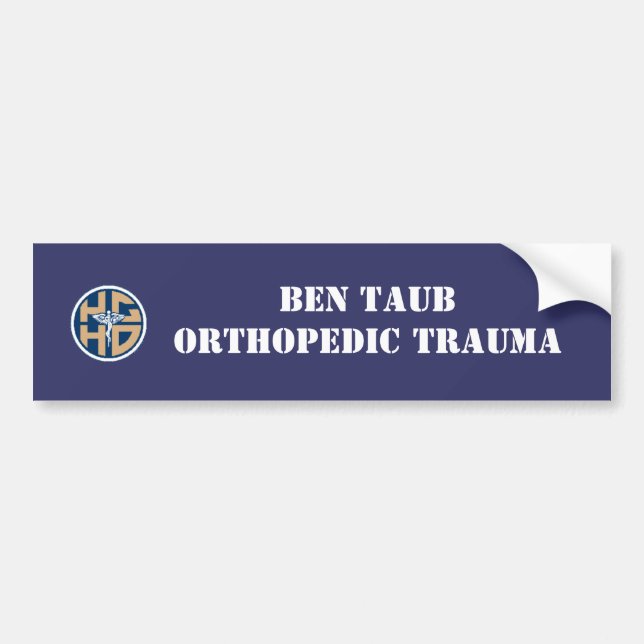 Ben Taub ortho bumper Bumper Sticker (Front)