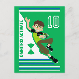 Ben Tennyson Athletic Graphic Invitation Postcard