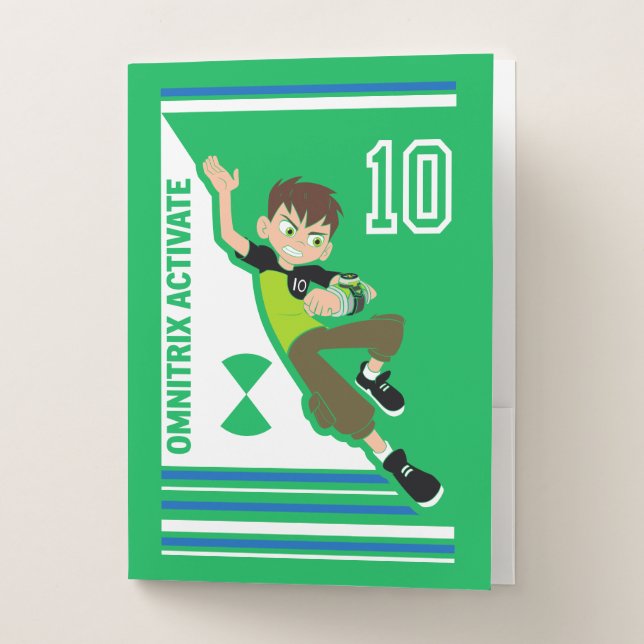 Ben Tennyson Athletic Graphic Pocket Folder (Front)