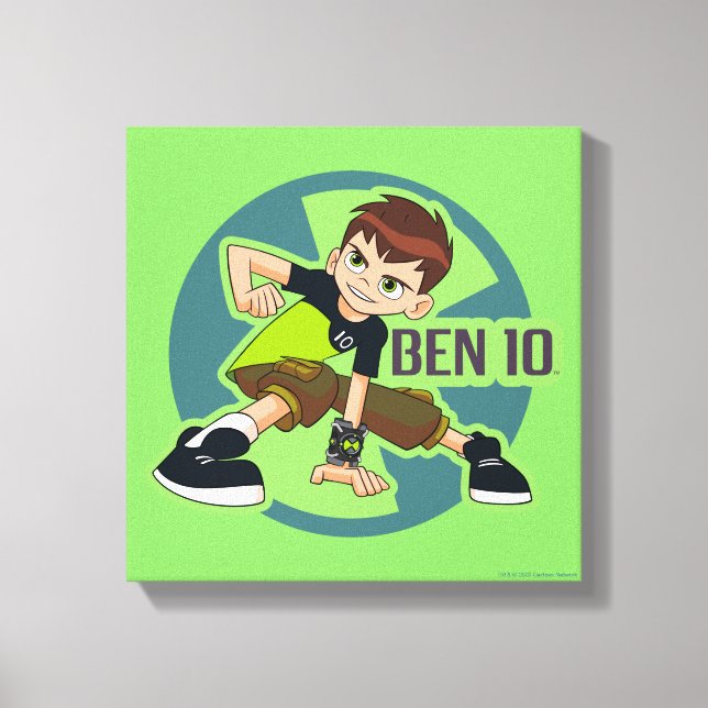 Ben Tennyson Omnitrix Graphic Canvas Print (Front)