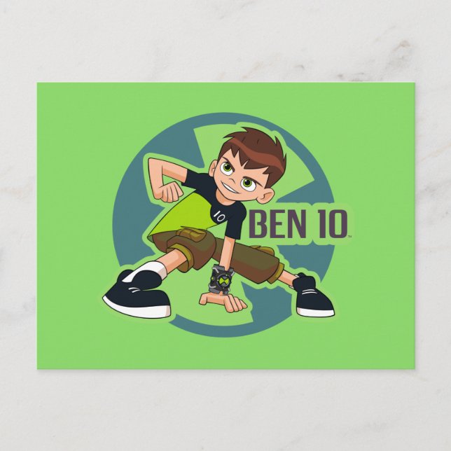 Ben Tennyson Omnitrix Graphic Invitation Postcard (Front)