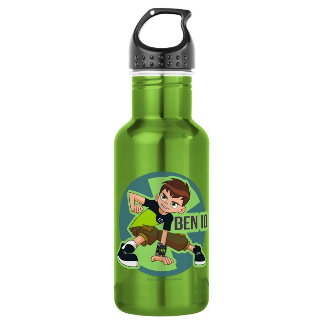 Ben Tennyson Omnitrix Graphic Stainless Steel Water Bottle (Front)