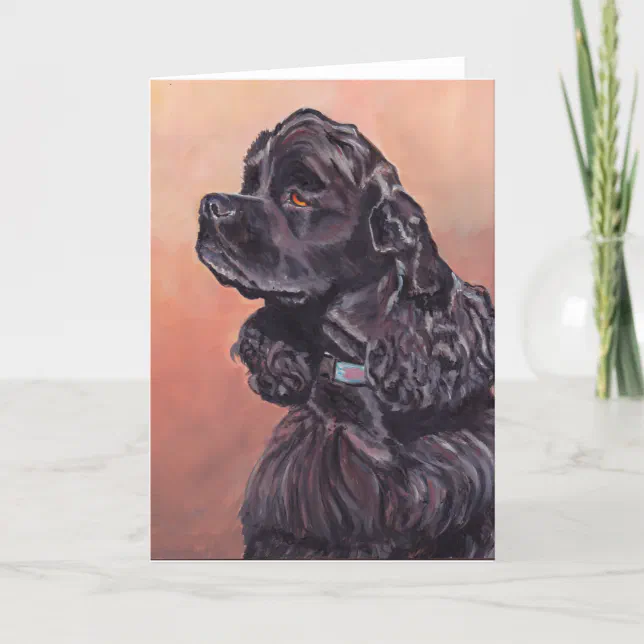 Cocker Spaniel Greeting Card Dog Lover Gifts Dog Birthday Card Thank You Card - View #10