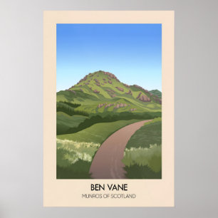 Ben Vane Munros of Scotland Poster