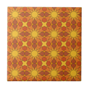 Ben Yusuf Madrasa Geometric Pattern 003 Tile