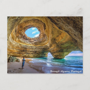 Benagil Algarve, Portugal Postcard