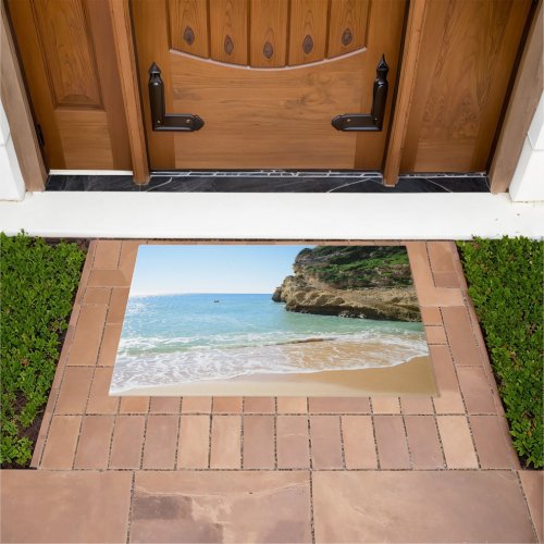 Benagil Beach Ocean Dream 1 travel wall art  Doormat