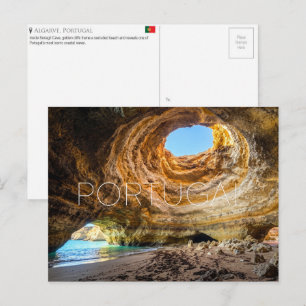 Benagil Cave, Algarve, Portugal Travel Postcard