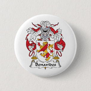 Benavides Family Crest Button