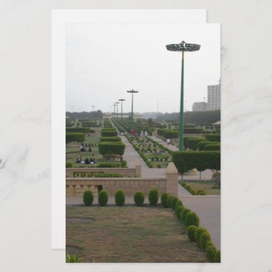 Benazir Park Scenic Landscape Print (Front/Back)