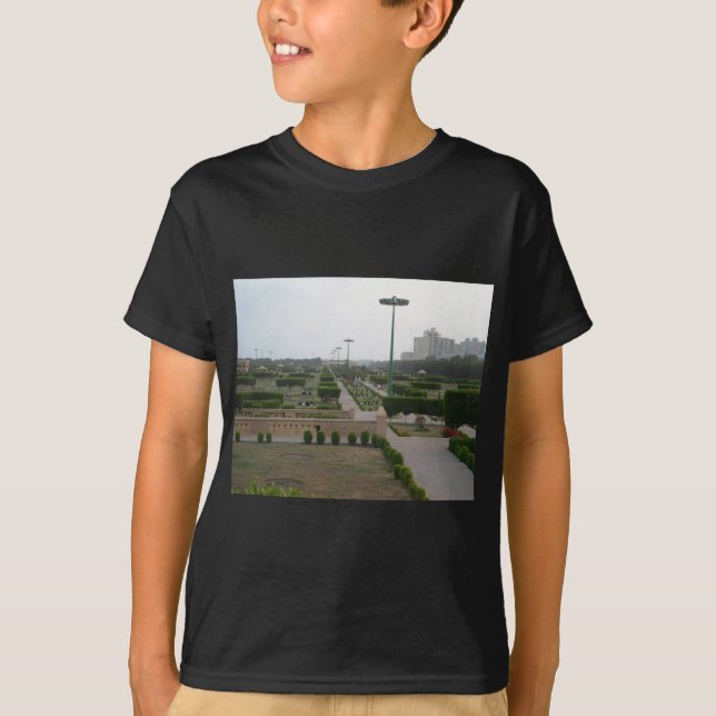 Benazir Park Scenic Landscape Print T-Shirt (Front)