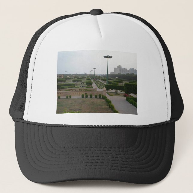 Benazir Park Scenic Landscape Print Trucker Hat (Front)