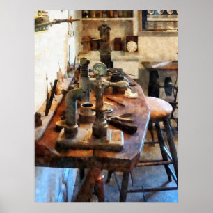 Bench in Dental Lab Poster