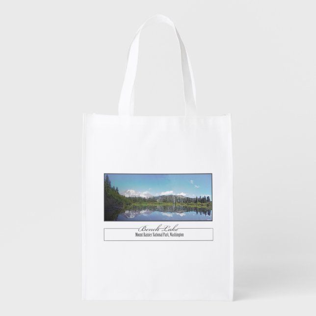 Bench Lake Grocery Bag (Front)