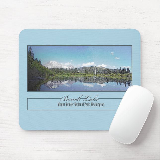 Bench Lake Mouse Pad (With Mouse)