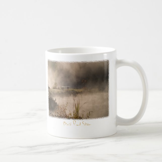 Bench Pond Steam Coffee Mug (Right)