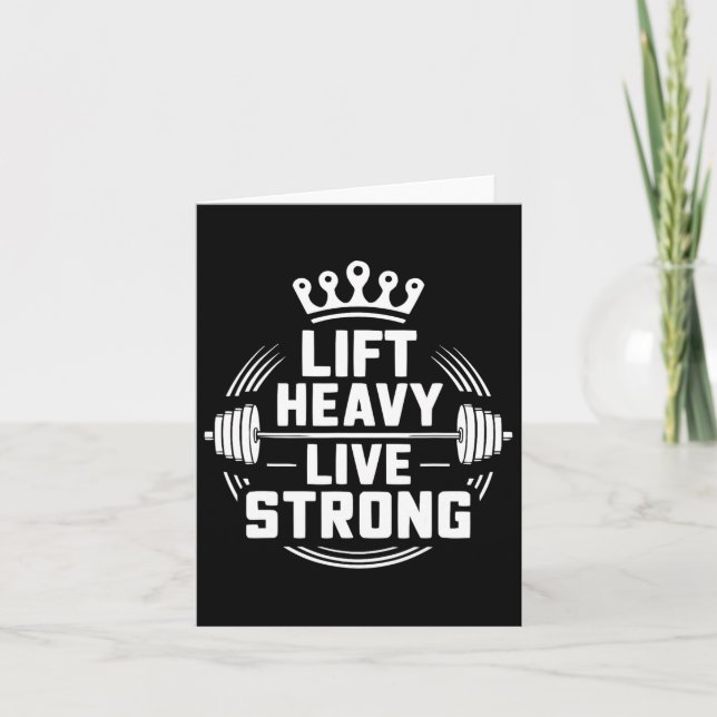 Bench Press Exercise Bodybuilding Fitness Workout  Card (Front)