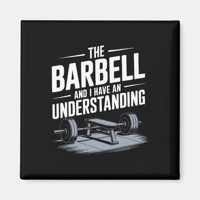 Bench Press Exercise Bodybuilding Fitness Workout  Magnet (Front)