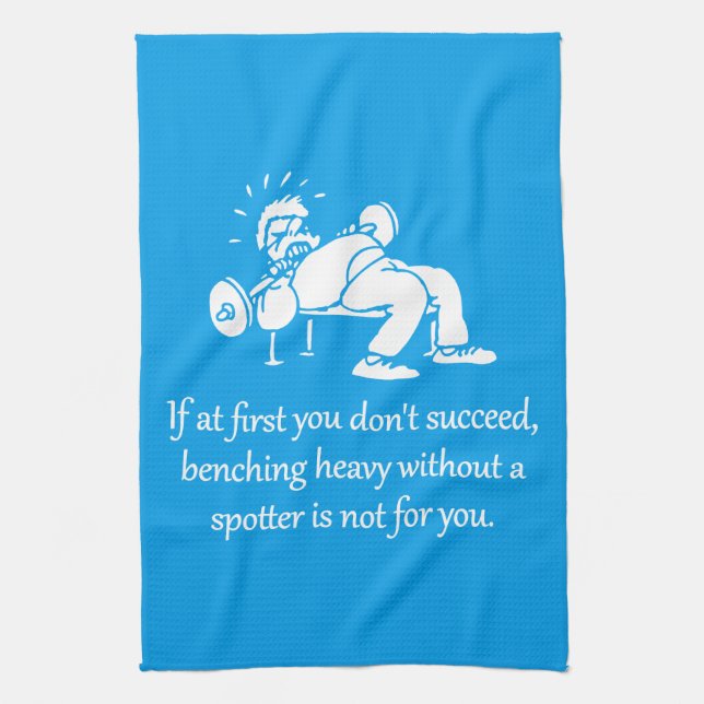 Bench Press Is Not For You, Funny Gym Motivational Towel (Vertical)