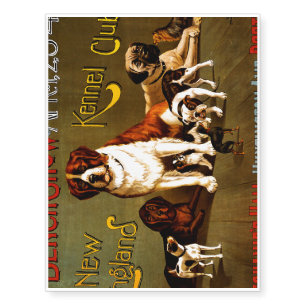 Bench Show. New England Kennel Club Temporary Tattoos