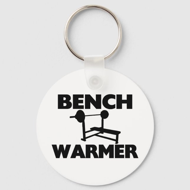Bench Warmer Keychain (Front)