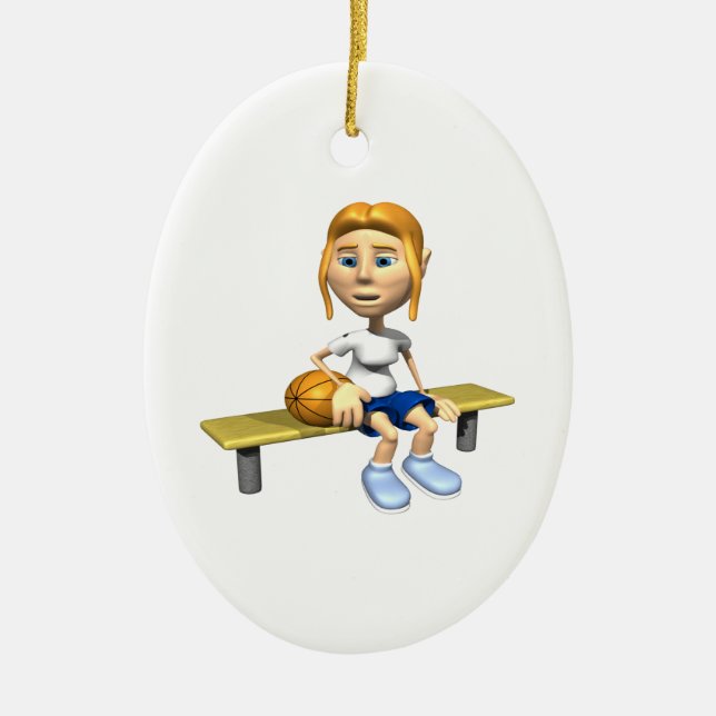 Bench Warming Ceramic Ornament (Front)