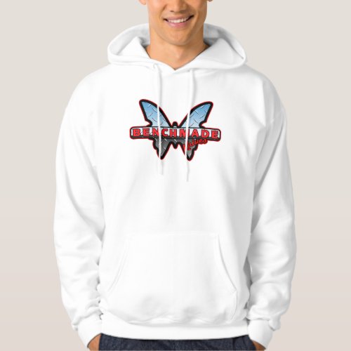 Benchmade Knives 80s Retro Chrome Butterfly Hoodie