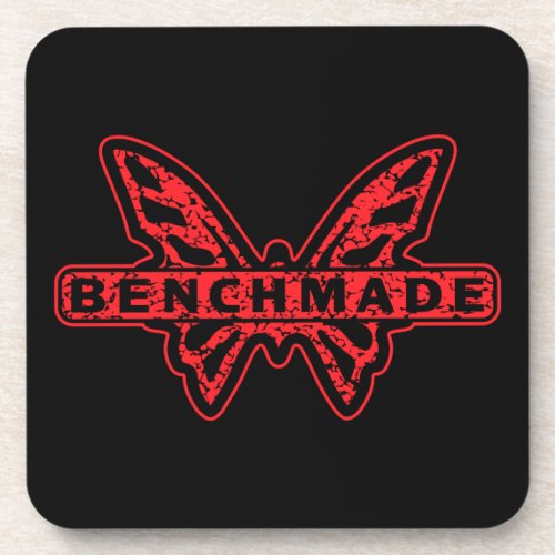 Benchmade Knives Fahrenheit Firemen Butterfly  T_S Beverage Coaster
