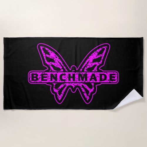Benchmade Knives Neon Pink Butterfly  Hand Towel