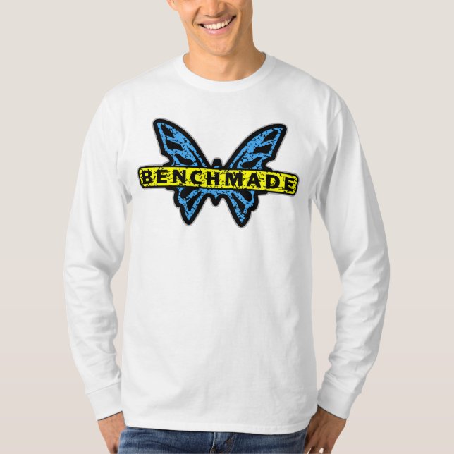 Benchmade Knives Retro Batman Butterfly  T-Shirt (Front)