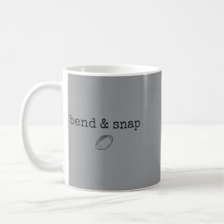 Bend And Snap Football Game Day Touchdown Season Coffee Mug