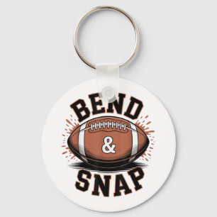 Bend And Snap Football Womens Touchdown Season Gam Keychain