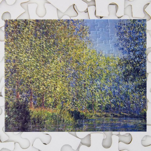 Bend in Epte River near Giverny by Claude Monet Jigsaw Puzzle