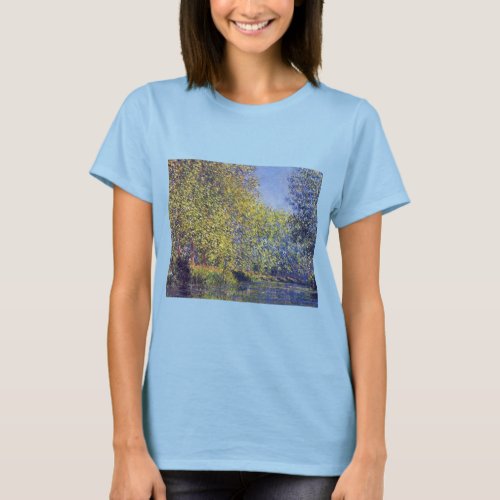 Bend in Epte River near Giverny by Claude Monet T_Shirt