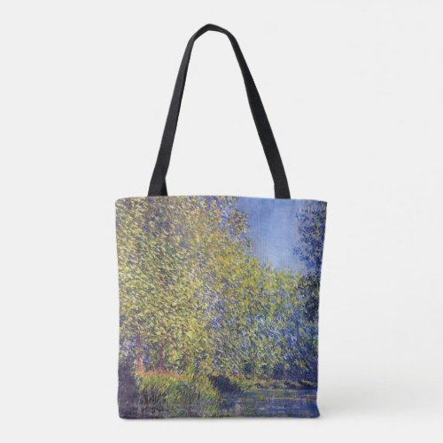 Bend in Epte River near Giverny by Claude Monet Tote Bag