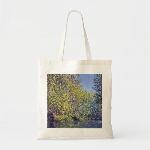 Bend in Epte River near Giverny by Claude Monet Tote Bag