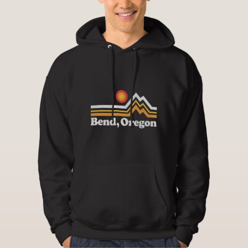 Bend Oregon Long Sleeve Shirt _ Retro Vintage Moun