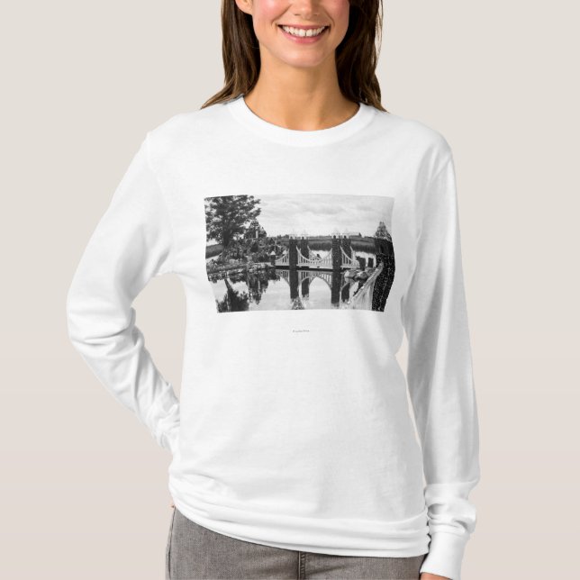 Bend, Oregon Peterson's Rock Garden Photograph T-Shirt (Front)
