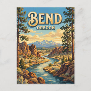 Bend Oregon Postcard