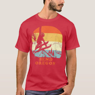 Bend, Oregon Vintage Retro Vintage Mountain Lover T-Shirt