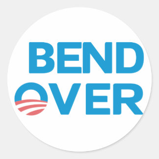 Bend Over - Anti Obama Sticker