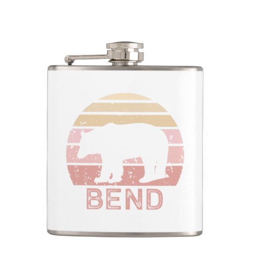 Bend Retro Bear Flask