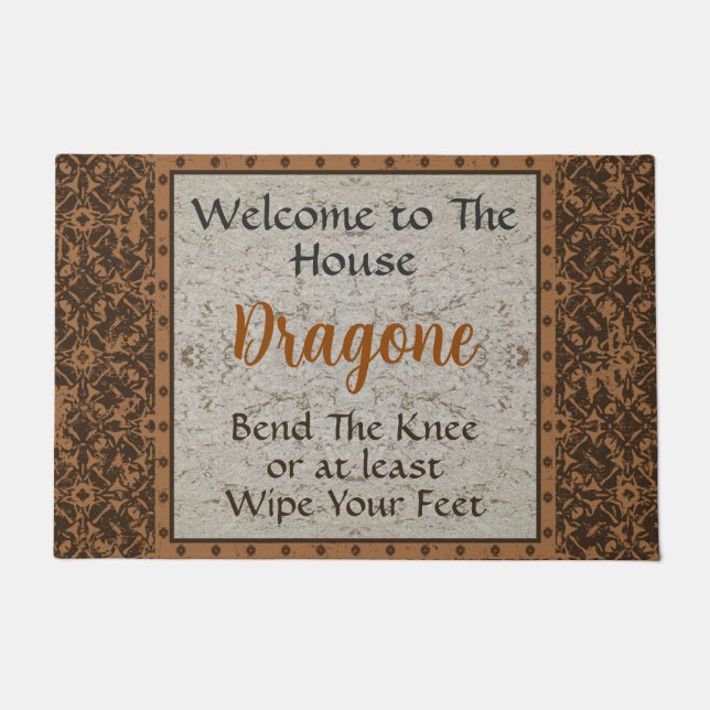Bend the Knee Doormat (Front)