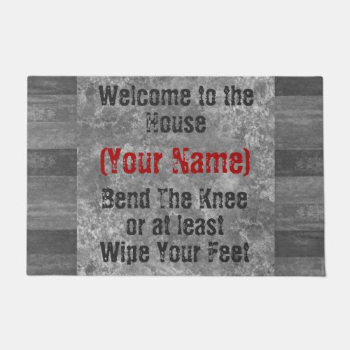 Bend the Knee Doormat