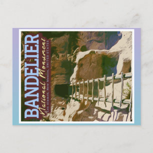BENDELIER NATIONAL MONUMENT - NEW MEXICO US POSTCARD