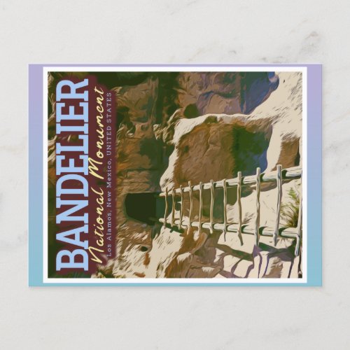 BENDELIER NATIONAL MONUMENT _ NEW MEXICO US POSTCARD
