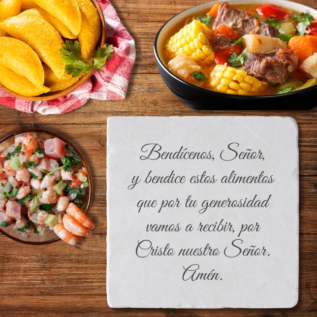 Bendícenos Señor  Elegant Script Trivet (Creator Uploaded)