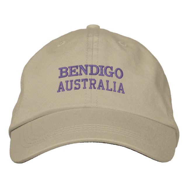 BENDIGO AUSTRALIA cap, Embroidered Baseball Cap (Front)