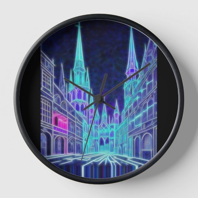 Bending Acropolis Clock (Front)