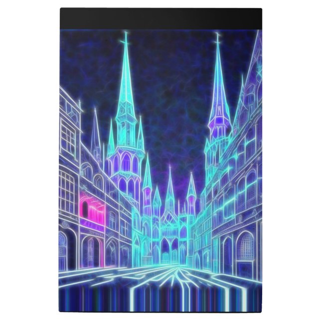 Bending Acropolis Metal Print (Front)